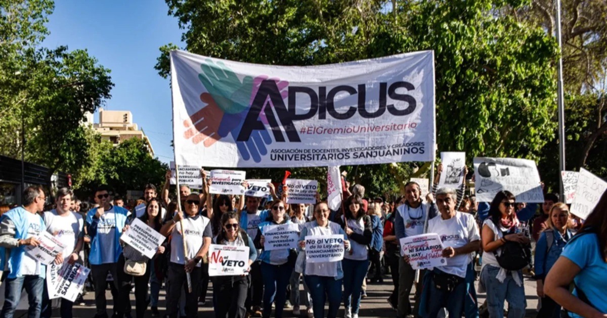 División entre los sindicatos docentes universitarios: Adicus parará una semana y SiDUNSJ no