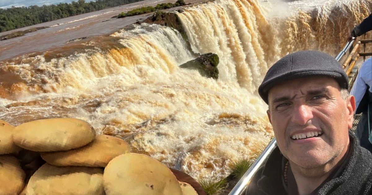 El sabor de San Juan conquista las Cataratas: Mauricio Barón enseña a preparar las auténticas semitas desde Iguazú