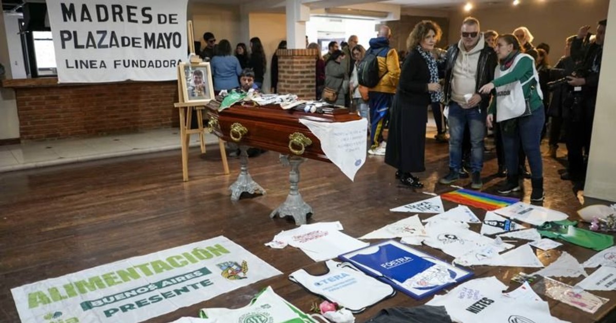 La despedida de Taty Almeida reunió a referentes políticos, sindicales y de derechos humanos