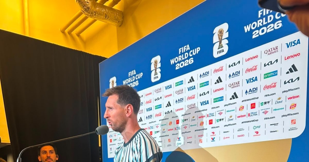 Messi, emocionado y a corazón abierto frente al micrófono de Tiempo de San Juan