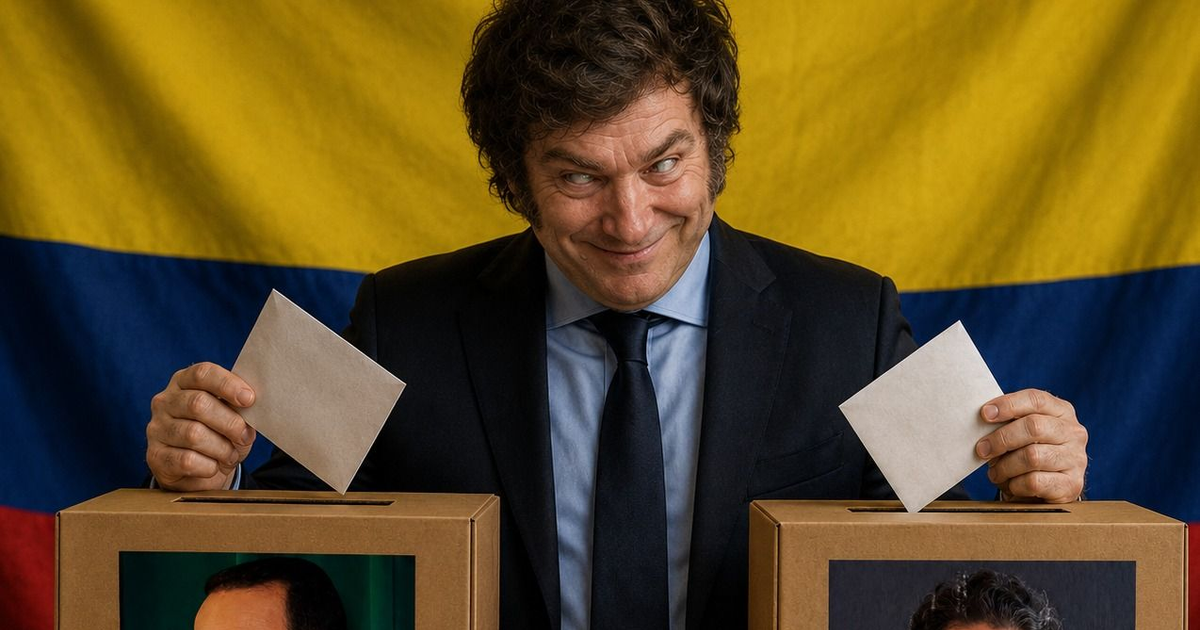 Javier Milei se metió en la elección colombiana con fuerte apoyo a uno de los candidatos del balotaje