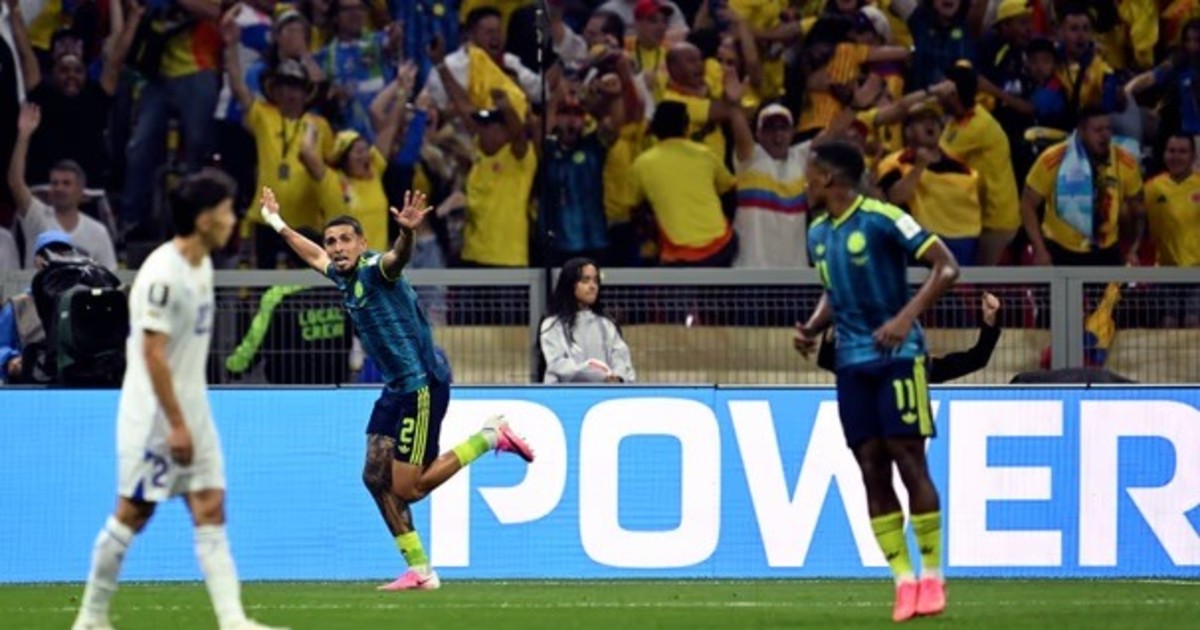 Colombia le ganó a Uzbekistán y cerró la primera fecha del Mundial