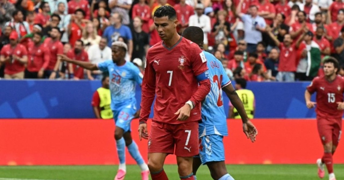 Un jugador de Congo, sin piedad a la hora de definirla actuación de Cristiano Ronaldo: qué dijo