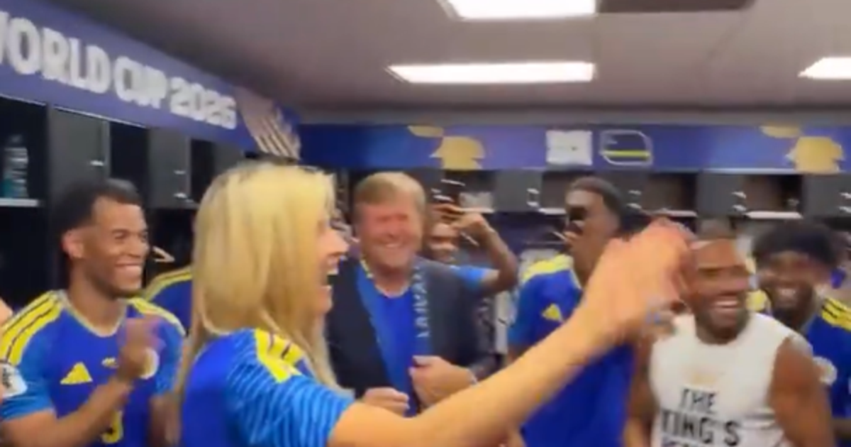 Con baile y todo, la reina Máxima celebró el histórico empate de Curazao ante Ecuador