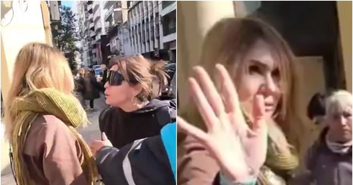 Video: Lilia Lemoine le dio un cachetazo a una mujer que la insultó y escupió en la cara