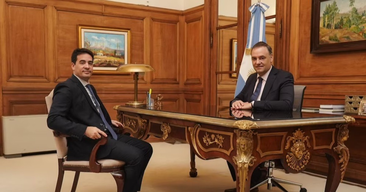 En su primera actividad como vocero, Ravier conversó con Adorni y protagoniza una serie de reuniones en Casa Rosada
