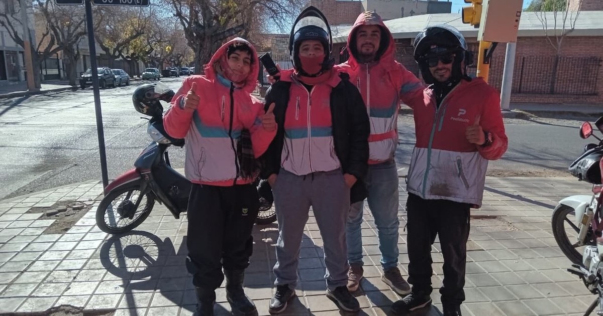 La Scaloneta paraliza San Juan, pero para los delivery de app su trabajo tiende a duplicarse