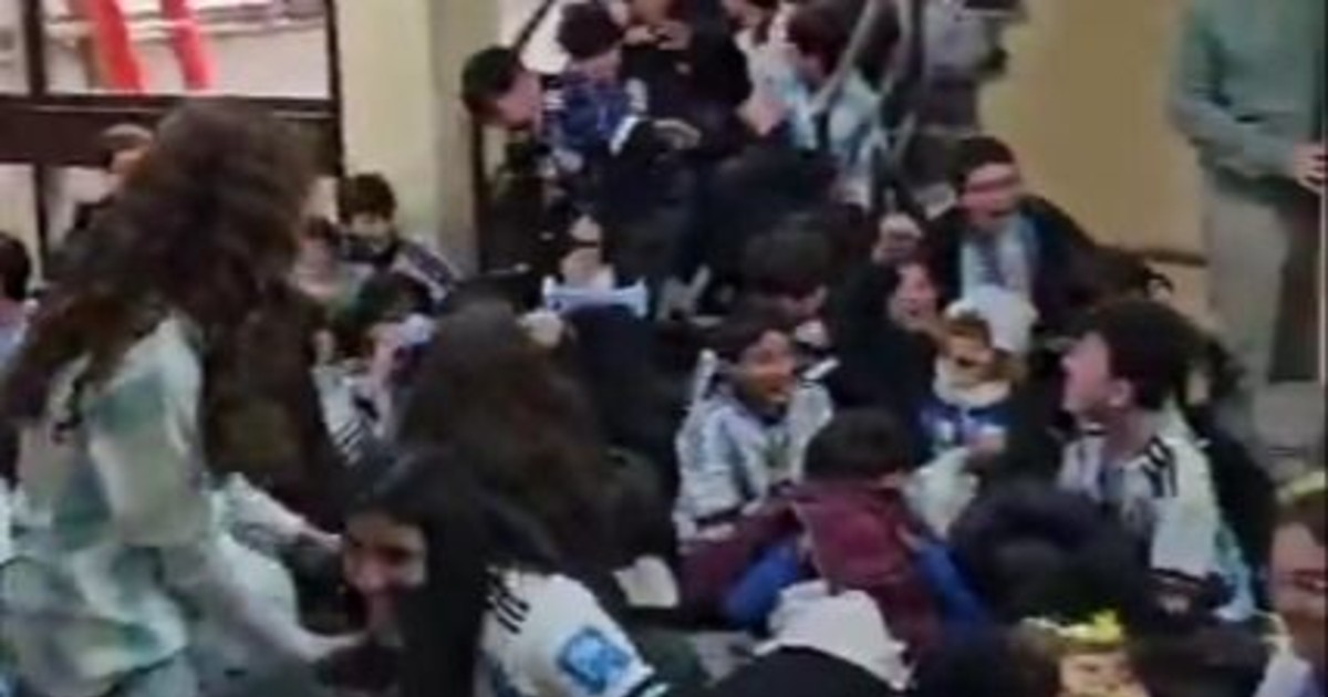 Video: así festejaron los goles de Messi en una reconocida escuela de San Juan