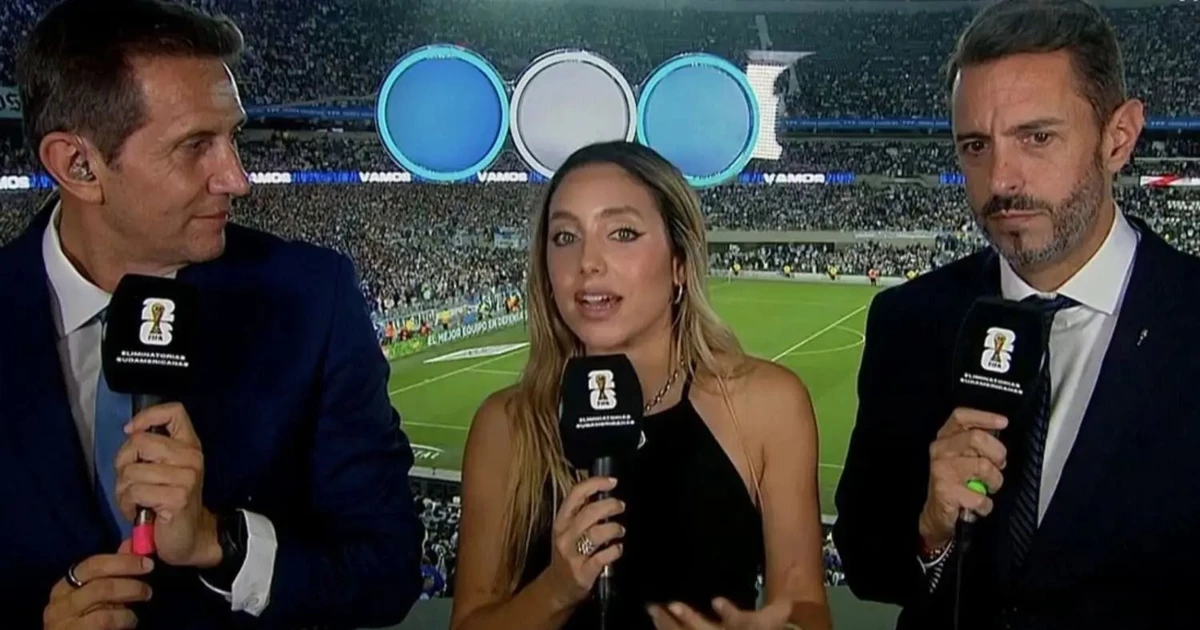 Sofi Martínez y Pablo Giralt en plena transmisión: "No me rompás...