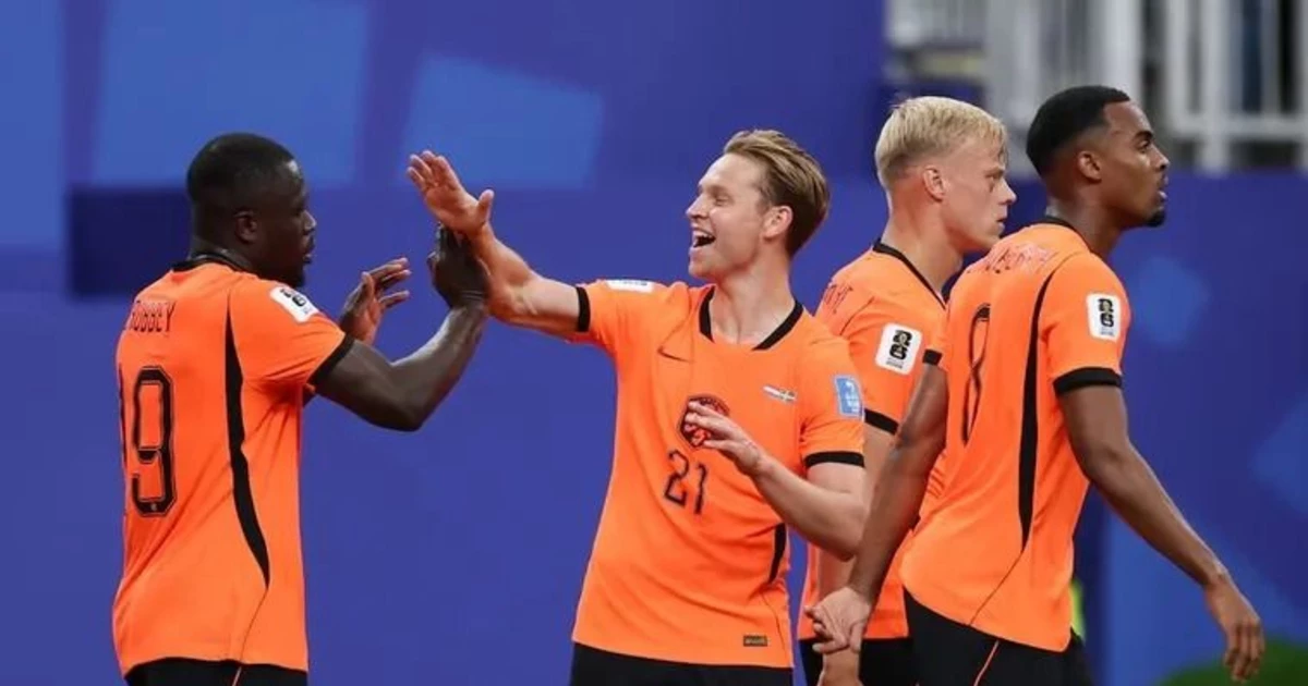 Países Bajos le ganó a Túnez por 3-1 y clasificó primero a 16avos del Mundial 2026
