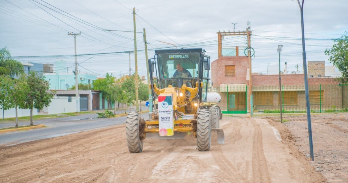 Rivadavia construye cuatro nuevas plazas y un sector deportivo en el barrio Del Bono Green
