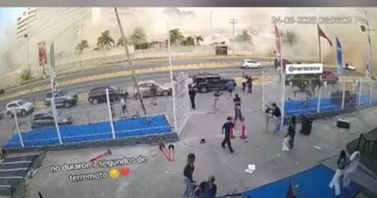 Desesperación y corrida: el video de un impactante derrumbe durante el terremoto en Venezuela