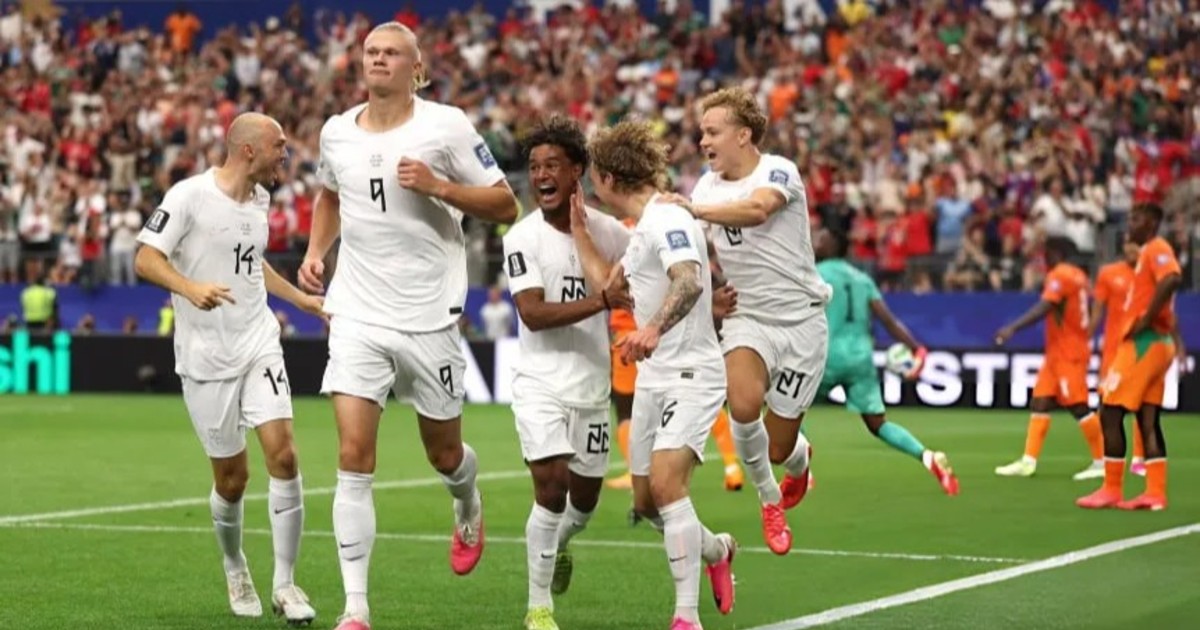 Con un gol agónico de Haaland, Noruega venció a Costa de Marfil y clasificó a los octavos del Mundial