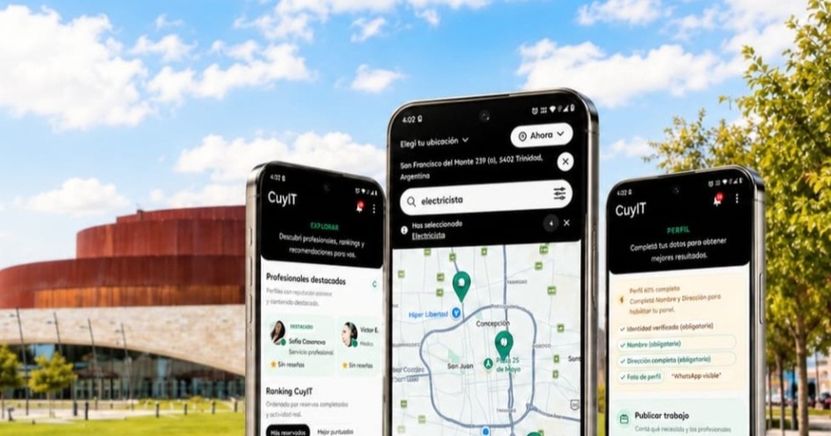 CuyIT: La nueva solución digital sanjuanina para encontrar profesionales de confianza y con disponibilidad real