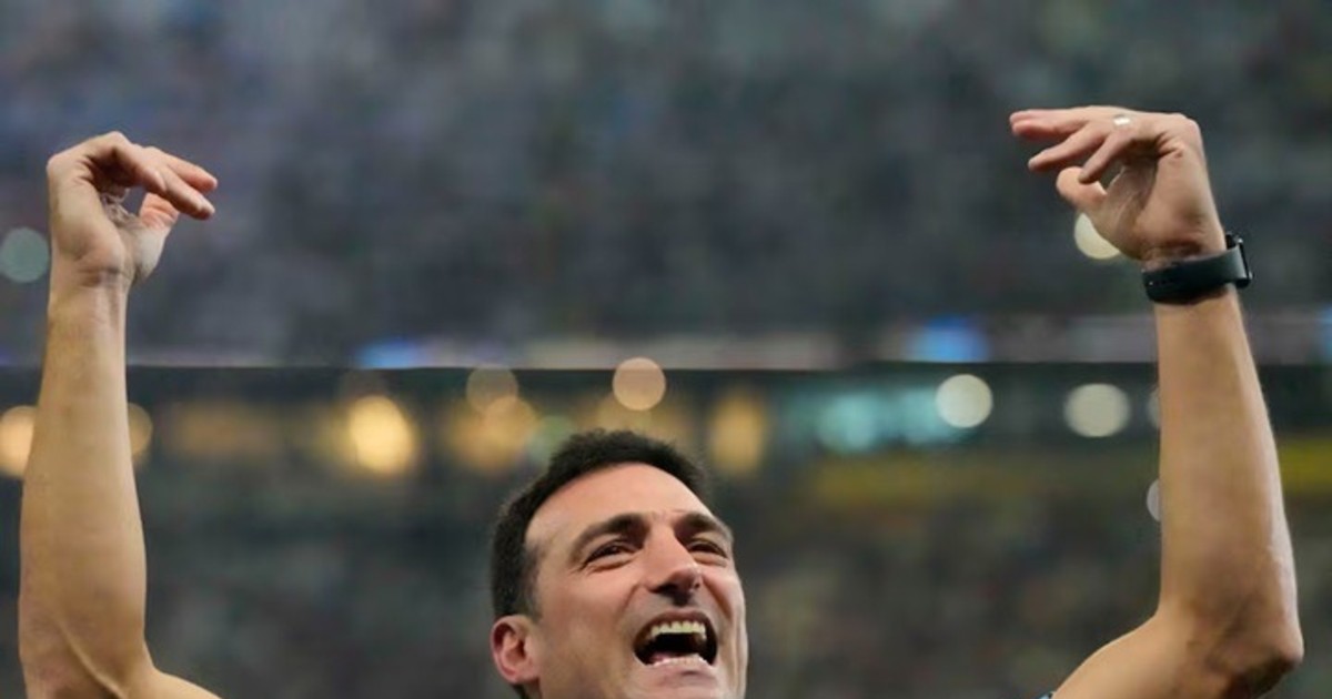 Scaloni, quebrado por la emoción: "Qué grupo de jugadores, hermano"