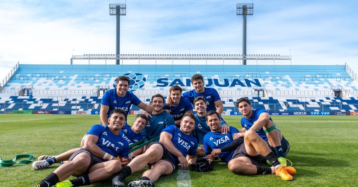 Los Pumas, bajo el sol sanjuanino y un entrenamiento intenso en el Estadio del Bicentenario