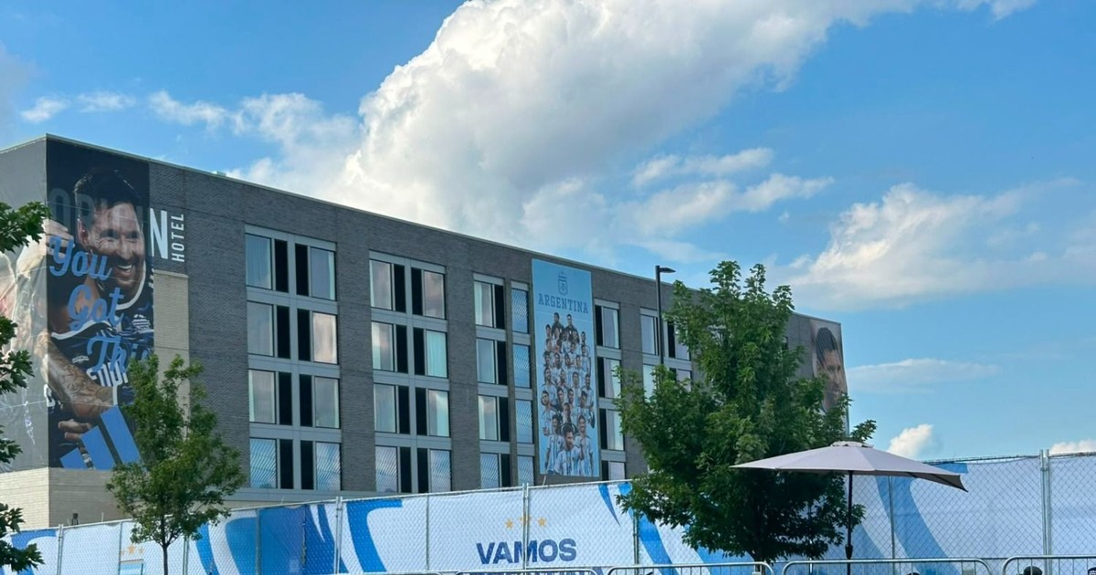 Tiempo recorrió el búnker de la Selección en Kansas: un hotel cien por ciento albiceleste, con fuerte seguridad y a orillas del río Missouri