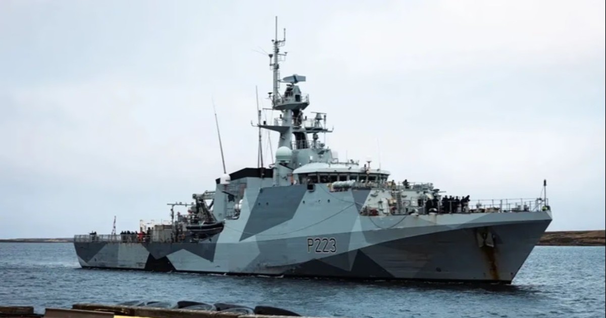 Denuncian una provocación británica tras el paso de un buque militar por el Mar Argentino