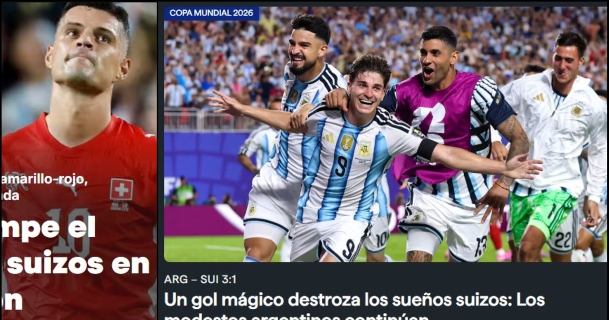 &amp;quot;El sueño terminó&amp;quot;: así reflejó la prensa suiza la eliminación ante Argentina en el Mundial