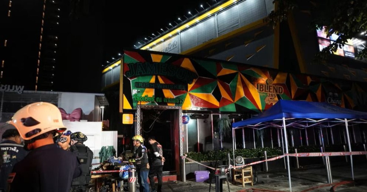 Terrible tragedia en un local nocturno de Bangkok deja 27 muertos y varios heridos