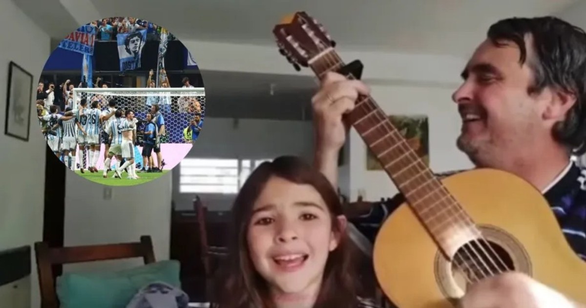 "Volver a robarle un gol al ladrón": la canción de un payador y su hija que se hizo viral y ya es el nuevo hit de la Selección Argentina