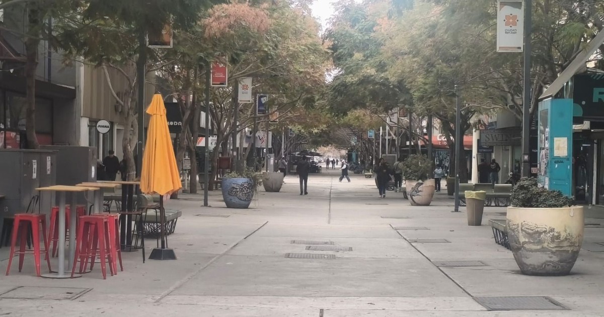 San Juan está desierta: no hay nadie en el centro, a la espera de Argentina-Inglaterra