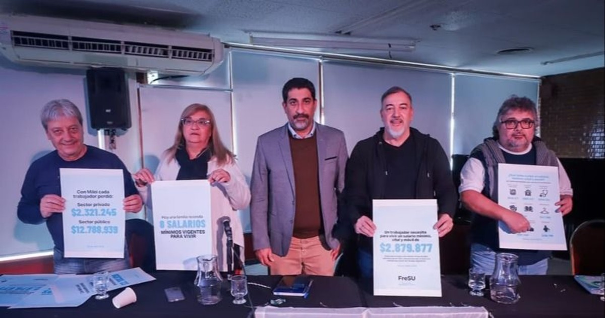 Un frente sindical argentino le exigió al gobierno un salario mínimo de casi 3 millones de pesos