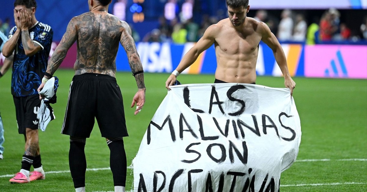 "Las Malvinas son argentinas": la bandera de Lo Celso tras la épica victoria