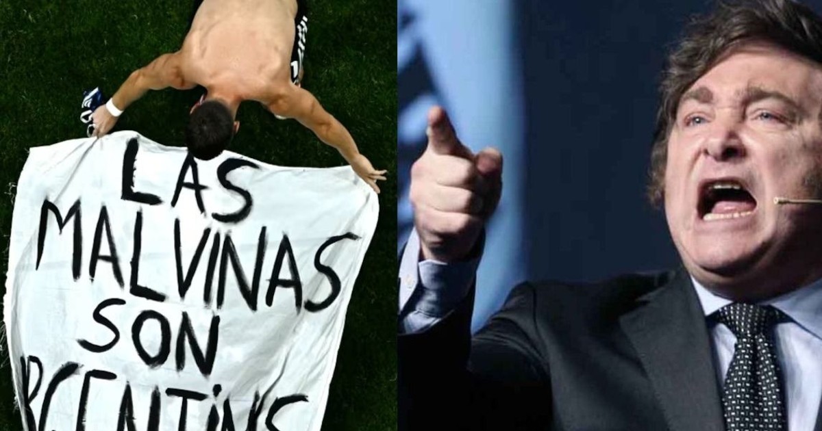 ¿Otra vez contra los jugadores? Milei habló de "adolescentes termoneuronales que hacen berrinches" por Malvinas