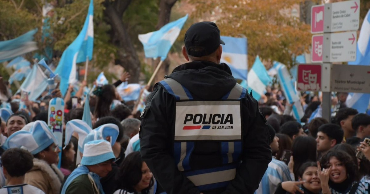 Mundial 2026: la Policía de San Juan lanza un fuerte operativo de seguridad por la final entre Argentina y España