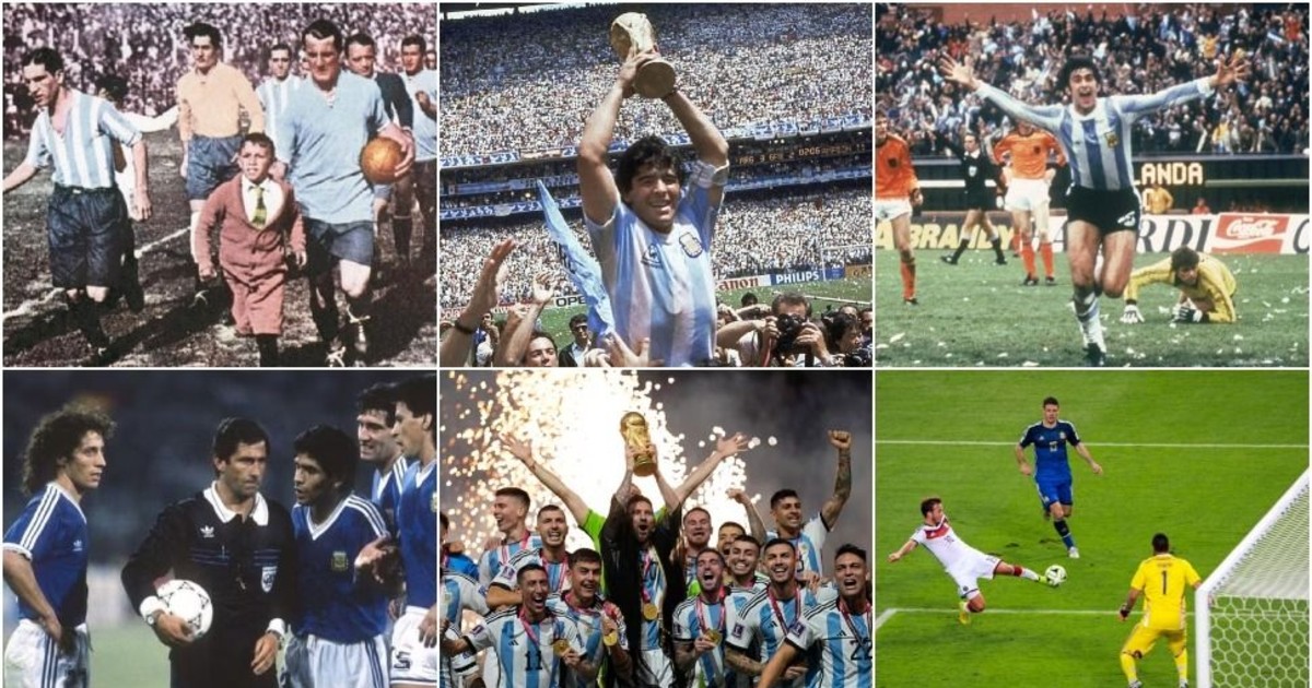 De 1930 a 2022: el balance de Argentina en las seis finales mundialistas que jugó