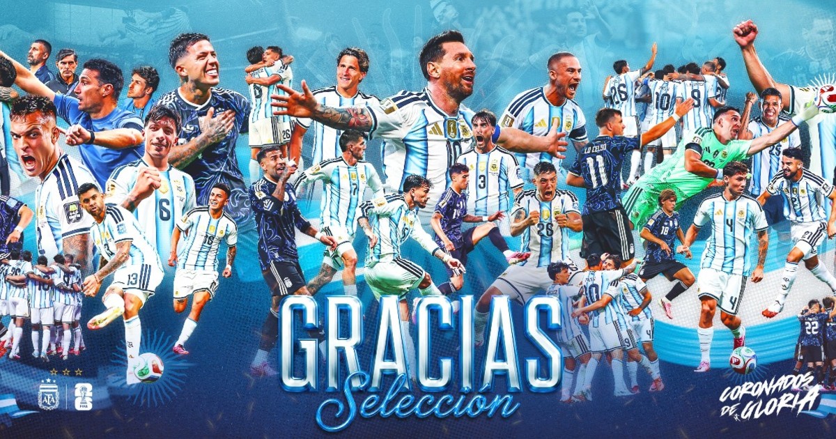 "Gracias infinitas": el emocionante posteo de la cuenta oficial de la Selección
