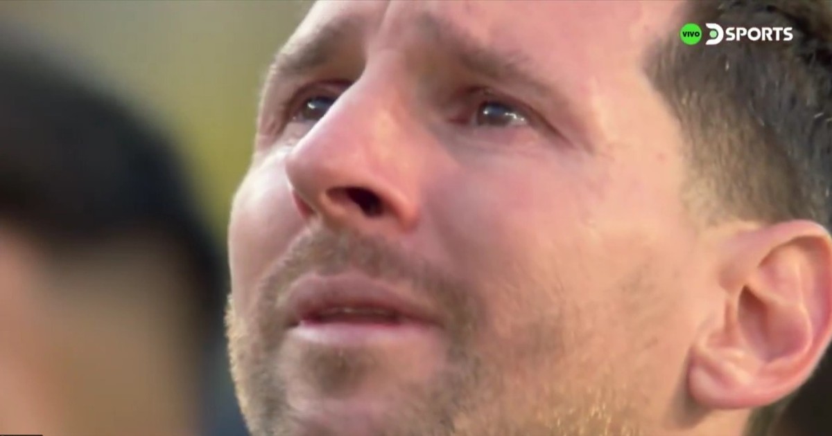 Con el corazón roto: el llanto de Messi que nos conmueve a todos