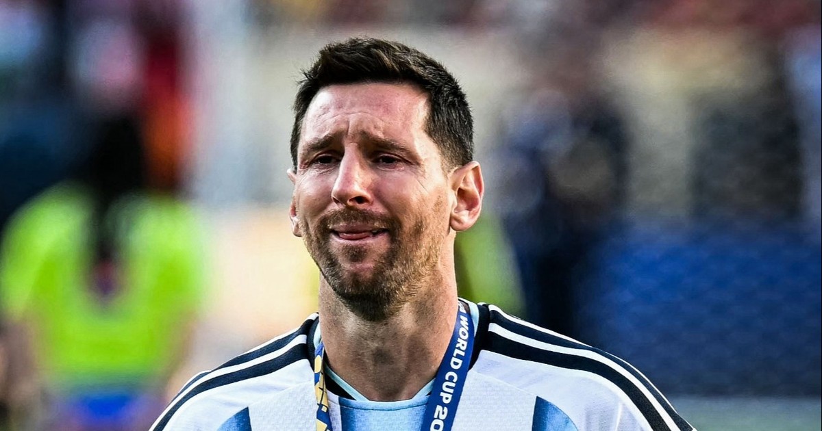 Con el corazón roto: el llanto de Messi que nos conmueve a todos