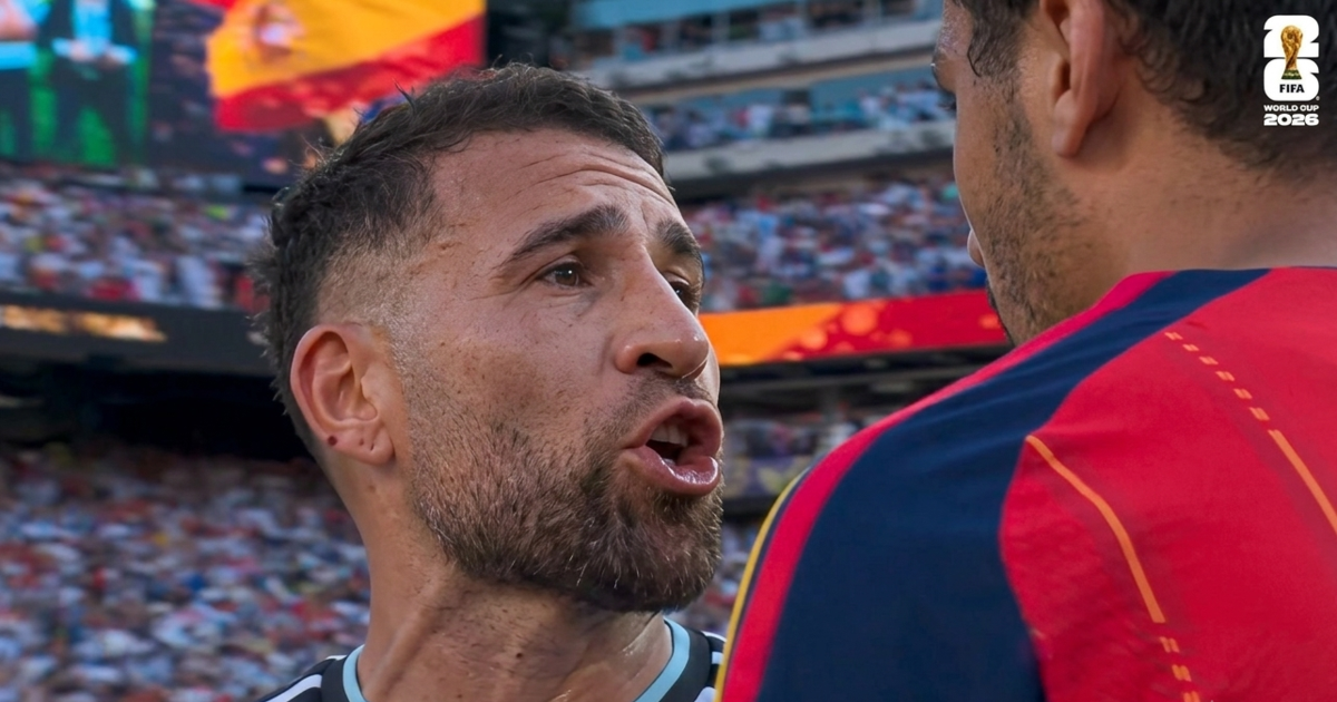 El picante cruce de Otamendi con Rodri en el final: "Toda la semana estuviste llorando"