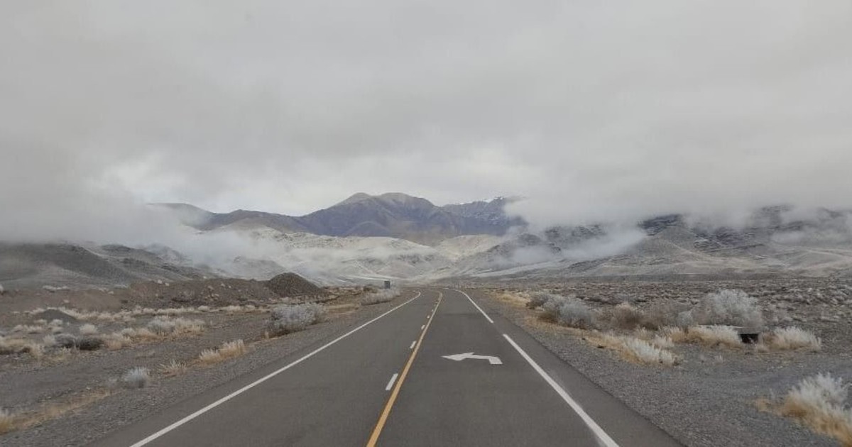 Entre nieve, lluvia y barro, el estado de las rutas en San Juan este lunes