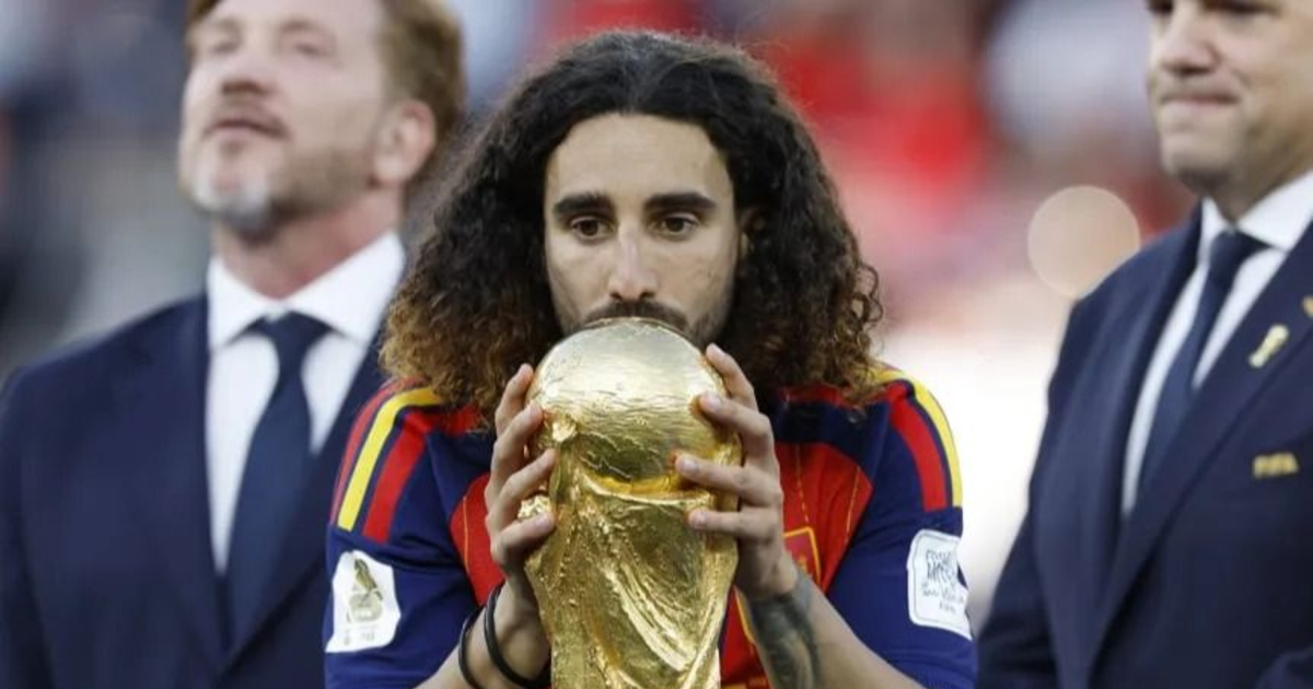 España campeón: el insólito tatuaje que Marc Cucurella tendrá que hacerse
