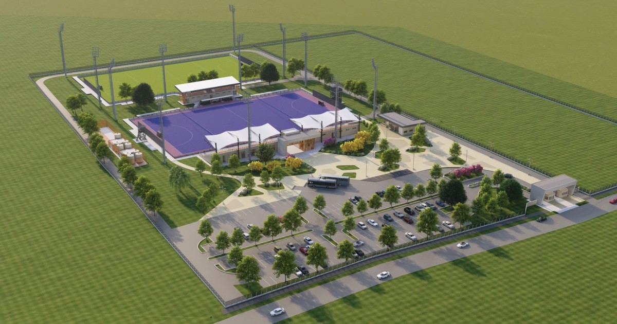 Orrego anunció la construcción del primer Estadio de Hockey sobre Césped en Pocito