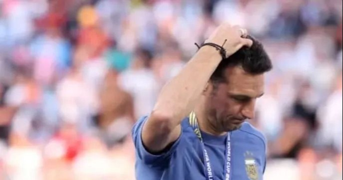 Scaloni, sobre la polémica por la bandera de las Islas Malvinas: No nos dijeron nada