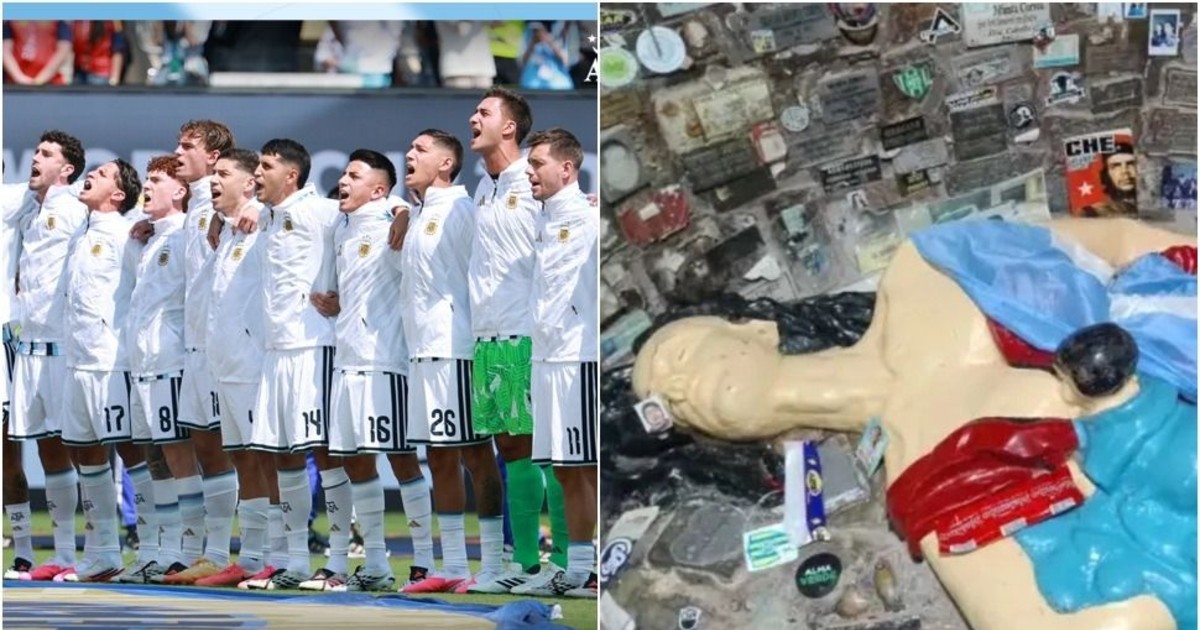 Un jugador de la Scaloneta llegó a San Juan para visitar la Difunta Correa: las primeras fotos