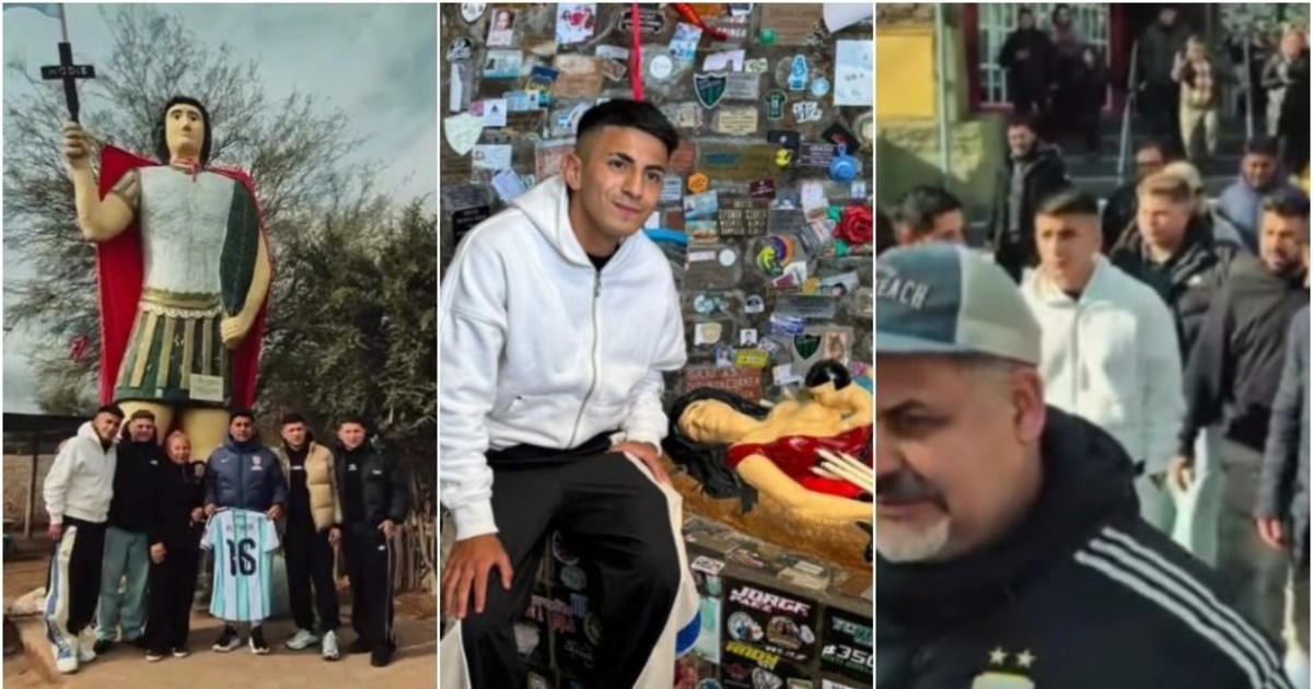 Cuánto costó el viaje de Thiago Almada a San Juan para visitar la Difunta Correa