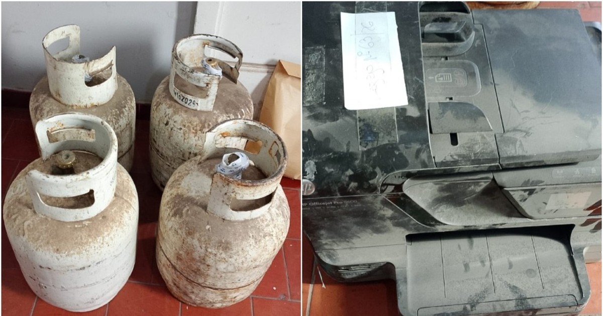 Recuperaron parte de las garrafas robadas en una YPF tras un allanamiento en Villa Hipódromo