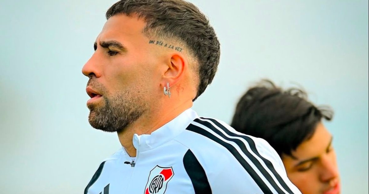 Tras anunciar su retiro de la Selección, Otamendi mostró sus primeras imágenes como jugador de River