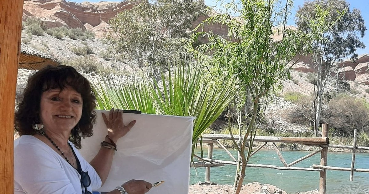 Isabel Fernández lleva el arte sanjuanino a Córdoba con su exposición "Andar, andando"
